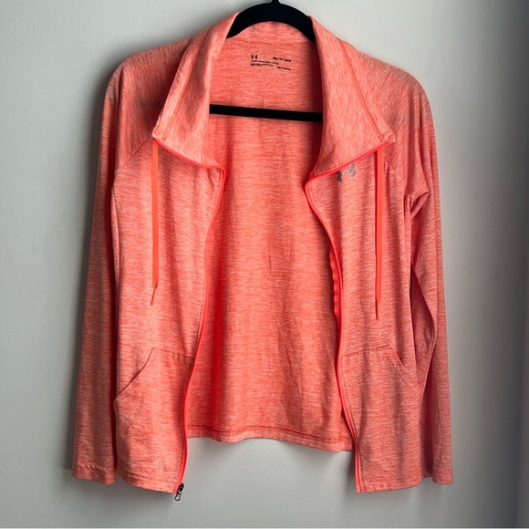 Under Armour Orange Full-zip HEATGEAR jacket - XS - Picture 7 of 12